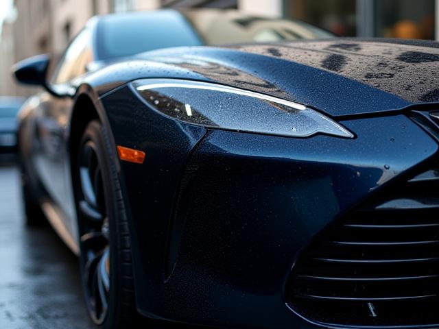 完璧に研磨され輝く高級車